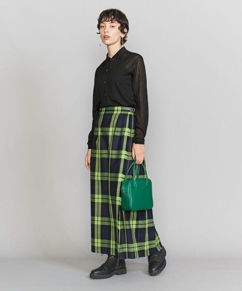 O'NEIL of DUBLIN（オニールオブダブリン）の「＜O'NEIL of DUBLIN＞キルト マキシスカート（スカート・レディース・ネイビー・10）」の10枚目の写真