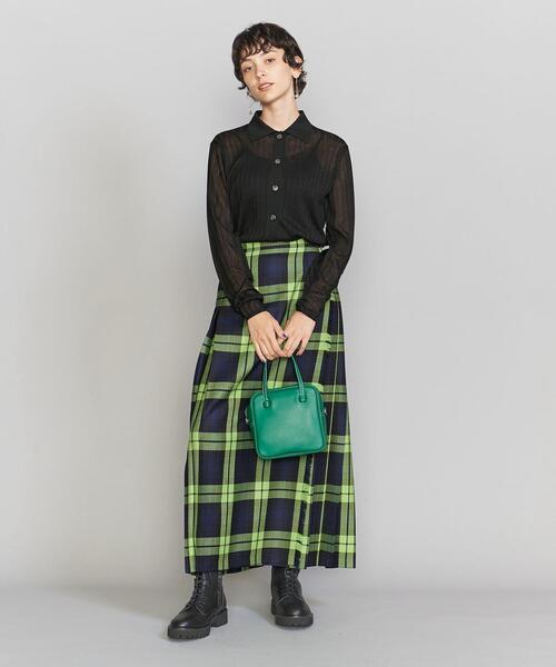 O'NEIL of DUBLIN（オニールオブダブリン）の「＜O'NEIL of DUBLIN＞キルト マキシスカート（スカート・レディース・ネイビー・10）」の11枚目の写真