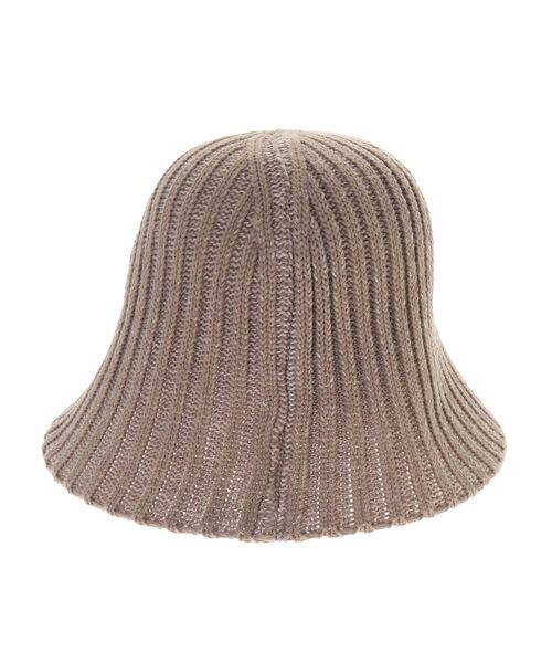 MURUA（ムルーア）の「リブニットベルハット（ハット・レディース・ブラック/モカ・FREE）」の13枚目の写真