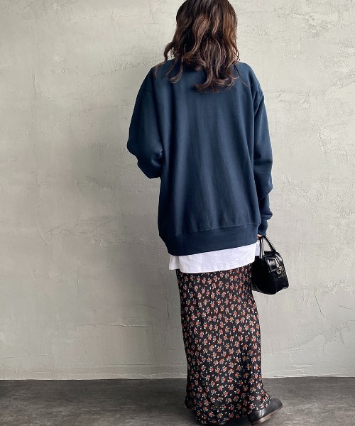 HANES（ヘインズ）の「[HANES/ヘインズ] UNDIES PLUS+ ライトコットン ロング丈Tシャツ（Tシャツ/カットソー・レディース・ホワイト・F）」の13枚目の写真