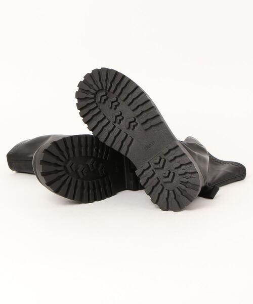 Shoes in Closet（シューズインクローゼット）の「厚底2段 トラックソール  ストレッチ フィット ブーツ 975（ブーツ・レディース・ブラック・LL/L/M/S）」の12枚目の写真