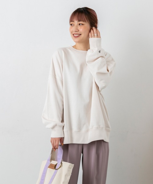 PICHI(ピイチ)の「P刺繍カラースウェット(スウェット・レディース・グリーン/ピンク/アイボリー・FREE)」の15枚目の写真