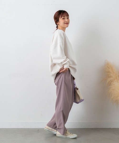 PICHI(ピイチ)の「P刺繍カラースウェット(スウェット・レディース・グリーン/ピンク/アイボリー・FREE)」の17枚目の写真
