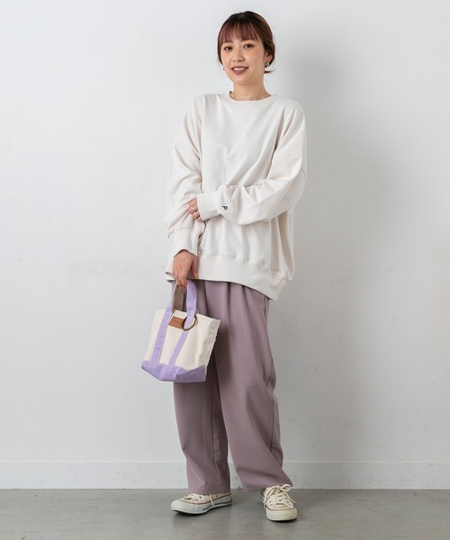 PICHI(ピイチ)の「P刺繍カラースウェット(スウェット・レディース・グリーン/ピンク/アイボリー・FREE)」の20枚目の写真