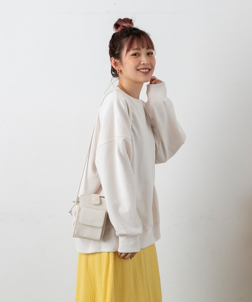 PICHI(ピイチ)の「P刺繍カラースウェット(スウェット・レディース・グリーン/ピンク/アイボリー・FREE)」の21枚目の写真