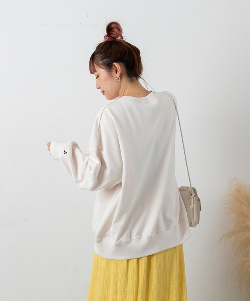 PICHI(ピイチ)の「P刺繍カラースウェット(スウェット・レディース・グリーン/ピンク/アイボリー・FREE)」の22枚目の写真