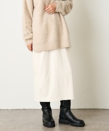 起毛ミドルスカート