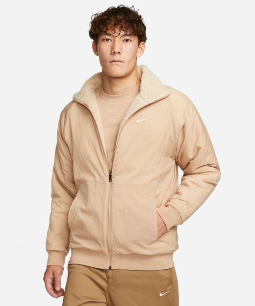 美品⭐️Nike ベージュ ダックジャケット NIKE（ナイキ）の「AS M NSW FZ JKT SHERPA DZ4713-126（その他