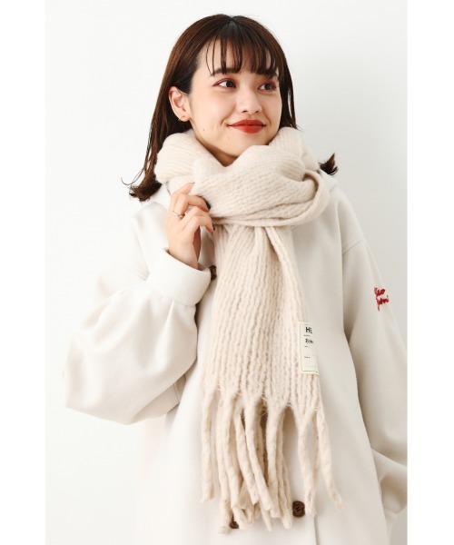 RODEO CROWNS WIDE BOWL（ロデオクラウンズワイドボウル）の「CANDY COLOR マフラー（マフラー・レディース・ライトブルー/ブラック/アイボリー/ピンク・FREE）」の13枚目の写真