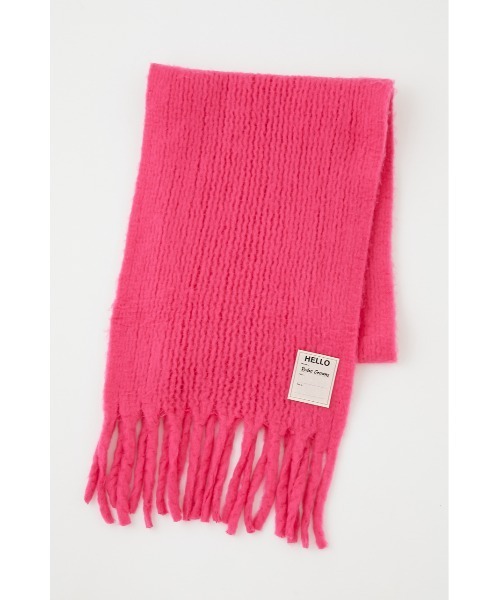 RODEO CROWNS WIDE BOWL（ロデオクラウンズワイドボウル）の「CANDY COLOR マフラー（マフラー・レディース・ライトブルー/ブラック/アイボリー/ピンク・FREE）」の5枚目の写真