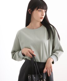 INDIVI | 【洗える/SETUP可能】バックシャン ドルマンスリーブブラウス(シャツ/ブラウス)