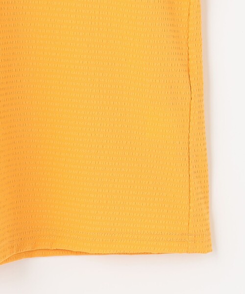 組曲(クミキョク)の「【洗える】さらっと快適サッカーフリルディテール ブラウス(Tシャツ/カットソー・レディース・アイボリー系/グリーン系/ブルー系/イエロー系/ネイビー系・7/6/5)」の9枚目の写真