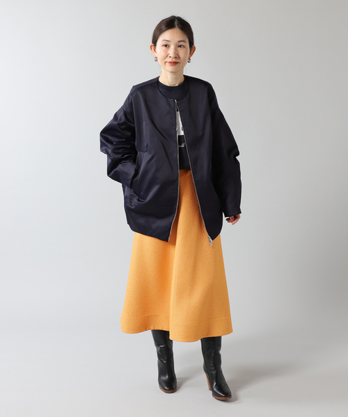 セール】ヘビーサテン バルーンブルゾン（ブルゾン）｜VERMEIL