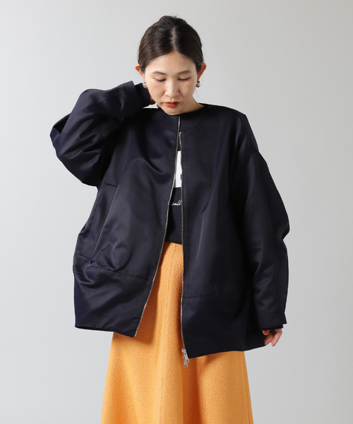 VERMEIL par iena ヘビーサテンバルーンブルゾン セール】ヘビーサテン バルーンブルゾン（ブルゾン）｜VERMEIL par