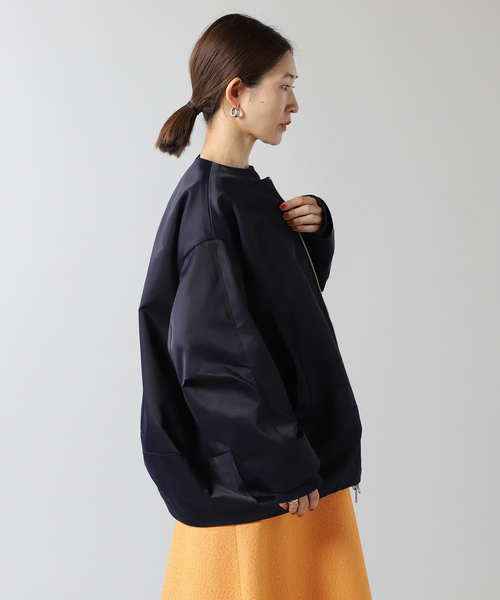 セール】ヘビーサテン バルーンブルゾン（ブルゾン）｜VERMEIL par