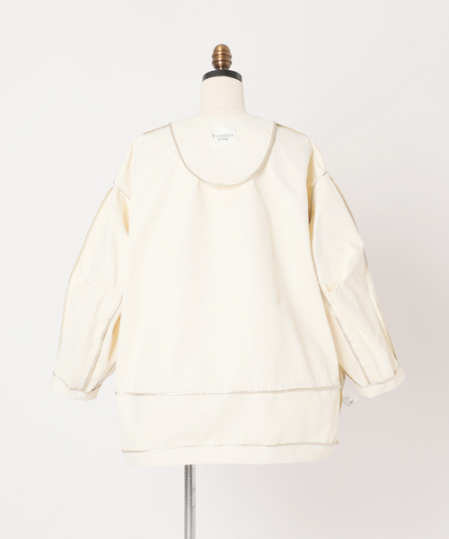 セール】ヘビーサテン バルーンブルゾン（ブルゾン）｜VERMEIL par