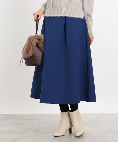 Reflect（リフレクト）の「◇【洗える】キルティング柄フレアスカート