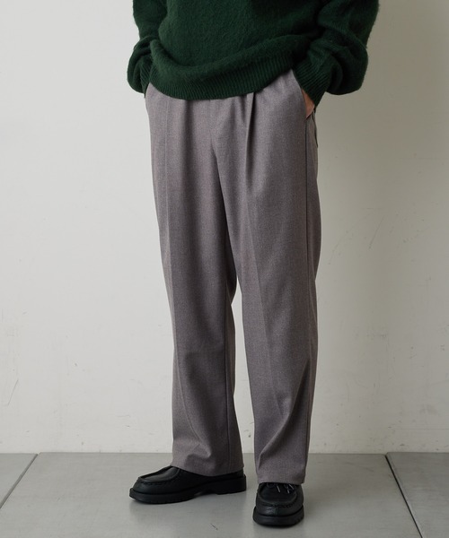 CIAOPANIC TYPY(チャオパニックティピー)の「□TR起毛ワイドストレートイージーパンツ(スラックス・メンズ・グレー/モカ/ネイビー・M/L)」の18枚目の写真