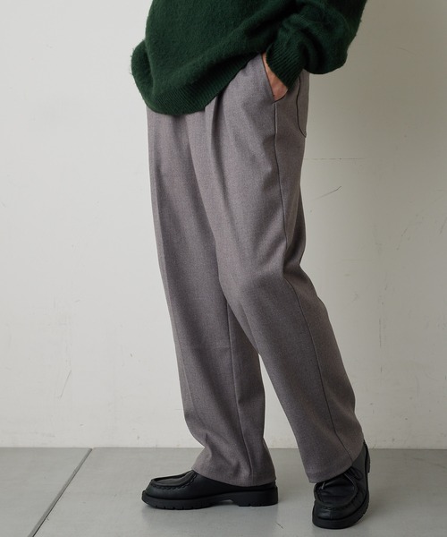 CIAOPANIC TYPY(チャオパニックティピー)の「□TR起毛ワイドストレートイージーパンツ(スラックス・メンズ・グレー/モカ/ネイビー・M/L)」の12枚目の写真