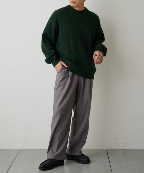 CIAOPANIC TYPY(チャオパニックティピー)の「□TR起毛ワイドストレートイージーパンツ(スラックス・メンズ・グレー/モカ/ネイビー・M/L)」の7枚目の写真
