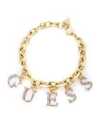 Guess | CRYSTAL HARMONY Pave Guess Charms Big Chain Bracelet(ブレスレット)