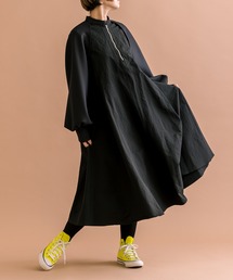 【SUM1 STYLE（スミスタイル）】セパレートボリュームスリーブワンピース