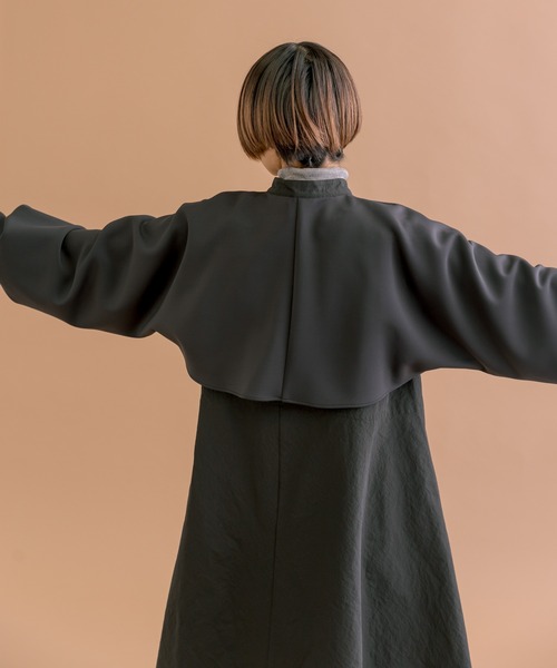 ear PAPILLONNER（イアパピヨネ）の「【SUM1 STYLE（スミスタイル）】セパレートボリュームスリーブワンピース（ワンピース・レディース・ブラック・FREE）」の21枚目の写真