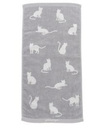 美品◎ ジェラートピケ キャット柄 バスタオル 猫柄 - メルカリ