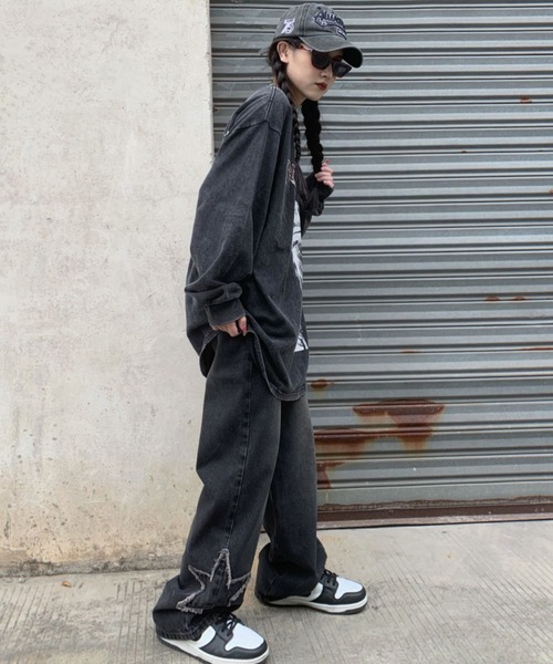 ARULE(アルール)の「A'GEM/9 × .kom『ARULE/アルール 』 エンゼルスカルプチャー スウェット(スウェット・メンズ・ブラック/ホワイト・M)」の14枚目の写真