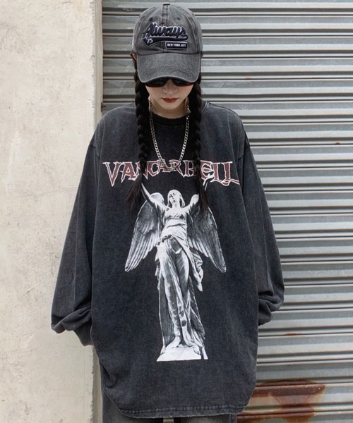 ARULE(アルール)の「A'GEM/9 × .kom『ARULE/アルール 』 エンゼルスカルプチャー スウェット(スウェット・メンズ・ブラック/ホワイト・M)」の9枚目の写真