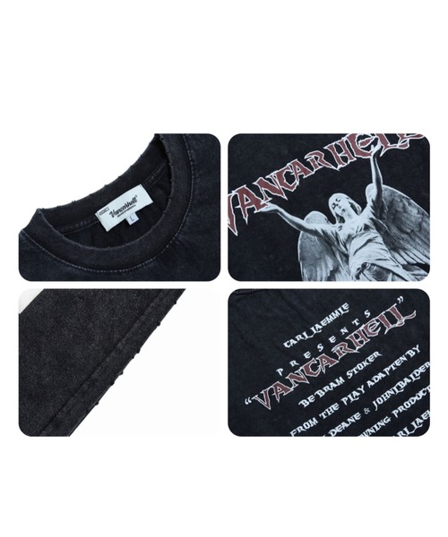 ARULE(アルール)の「A'GEM/9 × .kom『ARULE/アルール 』 エンゼルスカルプチャー スウェット(スウェット・メンズ・ブラック/ホワイト・M)」の19枚目の写真