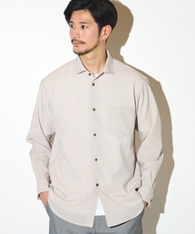UNION STATION | ポリエステルカチオンワイドカラーシャツ(シャツ/ブラウス)