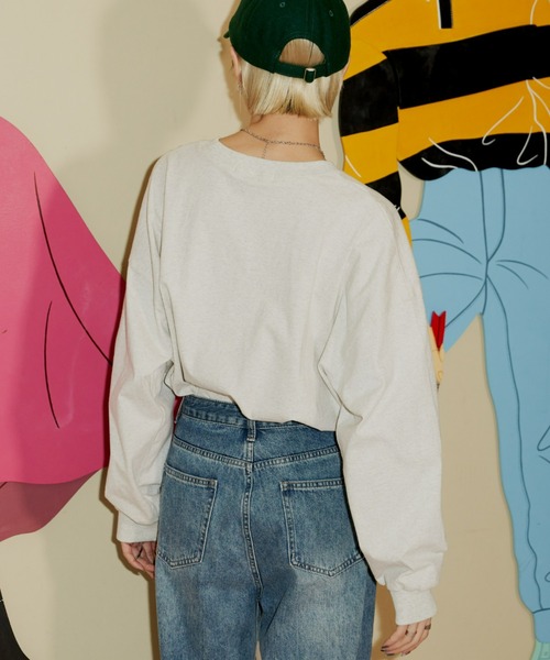 Auntie Rosa Holiday（アンティローザホリデー）の「カレッジロゴロンT（Tシャツ/カットソー・レディース・オフホワイト/ナチュラル/ホワイト/ネイビー/ライトグレー/ホワイト系/ダークブルー・FREE）」の13枚目の写真