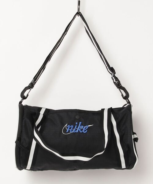 NIKE(ナイキ)の「NIKE HERITAGE DUFF RETRO ナイキ ヘリテージ レトロ ダッフル(ボストンバッグ・メンズ・ベージュ/ブラック・FREE)」の2枚目の写真