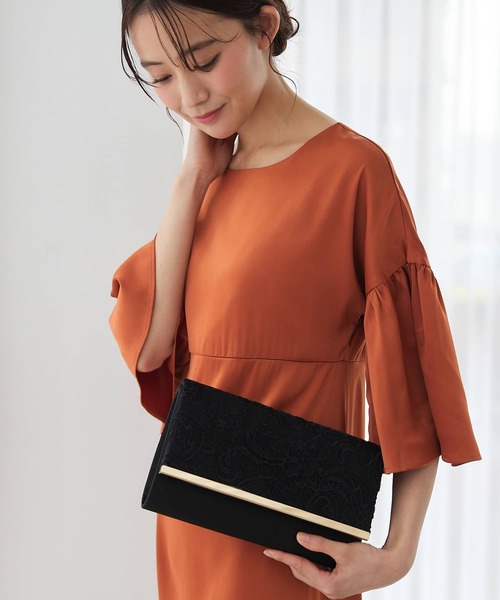 Edit Sheen（エディットシーン）の「ケミカルレースパーティークラッチ（クラッチバッグ・レディース・シルバー/ブラック・FREE）」の12枚目の写真