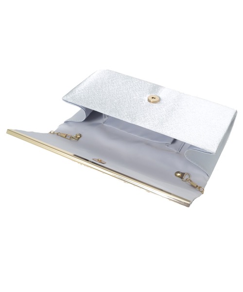 Edit Sheen（エディットシーン）の「ケミカルレースパーティークラッチ（クラッチバッグ・レディース・シルバー/ブラック・FREE）」の5枚目の写真