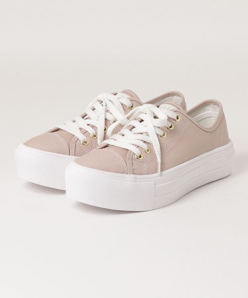 earth music&ecology（アースミュージックアンドエコロジー）の「6610 earth music&ecology 軽量スニーカー（スニーカー・レディース・ダークグレー/マスタード/ライトピンク/ベージュ・23.0cm/23.5cm/24.5cm/24.0cm/22.5cm）」の4枚目の写真