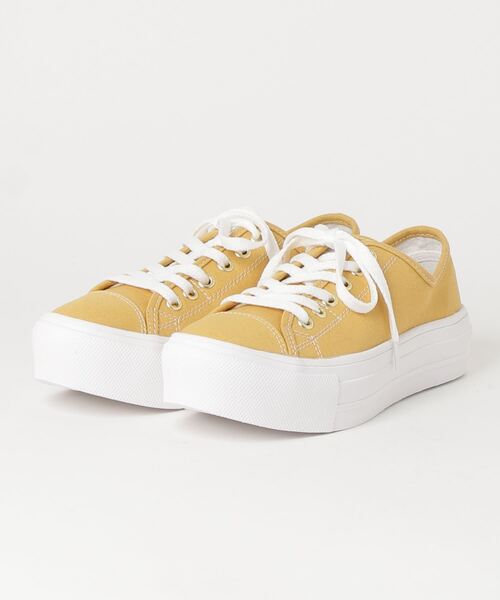 earth music&ecology（アースミュージックアンドエコロジー）の「6610 earth music&ecology 軽量スニーカー（スニーカー・レディース・ダークグレー/マスタード/ライトピンク/ベージュ・23.0cm/23.5cm/24.5cm/24.0cm/22.5cm）」の3枚目の写真