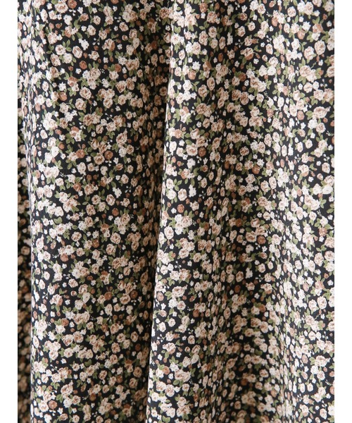 ehka sopo（エヘカソポ）の「小花柄アシンメトリーマーメイドスカート（スカート・レディース・ブラック/オフホワイト/グリーン・ﾌﾘ-）」の16枚目の写真