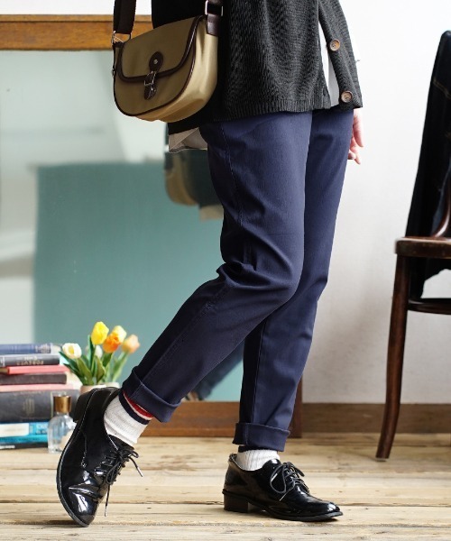 zootie（ズーティー）の「【待望のポケット復活！新感覚の穿き心地♪】エアパンツ［テーパード］（その他パンツ・レディース・ライトグリーン/アイボリー/チャコール/ブラック×グリーン/ベージュ/オリーブ/ネイビー/ライトブルー/ホワイト×ブラック/ベビーピンク/ブラック×グレー/ライトインディゴブルー/ケミカルウォッシュ/ブラック/ブラック系その他/グレー系その他/ブラウン/ダークベージュ/ホワイト系その他/インディゴブルー/キャメル/ミント/ブラック系その他2・L/LL/M/S/S1/M1/L1/LL1）」の18枚目の写真