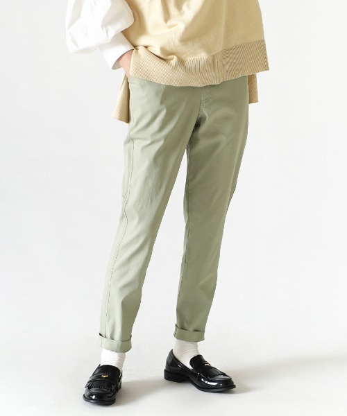 zootie（ズーティー）の「【待望のポケット復活！新感覚の穿き心地♪】エアパンツ［テーパード］（その他パンツ・レディース・ライトグリーン/アイボリー/チャコール/ブラック×グリーン/ベージュ/オリーブ/ネイビー/ライトブルー/ホワイト×ブラック/ベビーピンク/ブラック×グレー/ライトインディゴブルー/ケミカルウォッシュ/ブラック/ブラック系その他/グレー系その他/ブラウン/ダークベージュ/ホワイト系その他/インディゴブルー/キャメル/ミント/ブラック系その他2・L/LL/M/S/S1/M1/L1/LL1）」の16枚目の写真