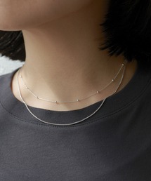 【THE PAUSE】レイヤードチェーンネックレス