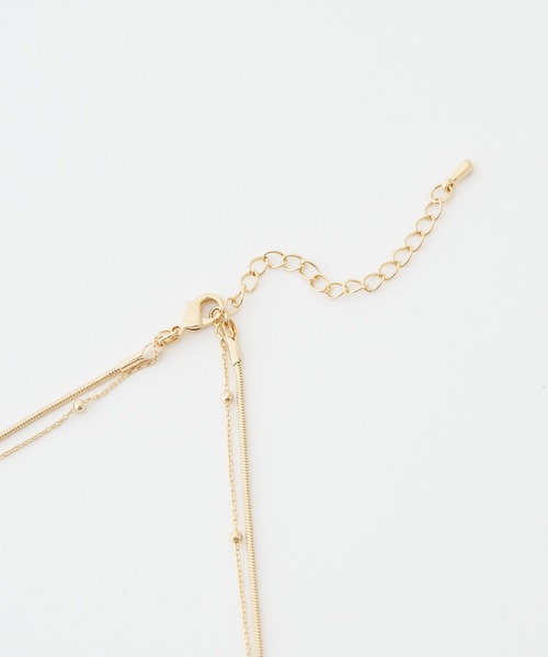 Whim Gazette（ウィムガゼット）の「【THE PAUSE】レイヤードチェーンネックレス（ネックレス・レディース・ゴールド/シルバー・FREE）」の10枚目の写真
