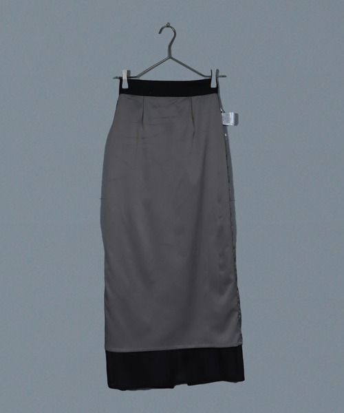 &g'aime（アンジェム）の「【&g’aime】シアータイトスカート（スカート・レディース・ブラック/グレイッシュベージュ・FREE）」の15枚目の写真
