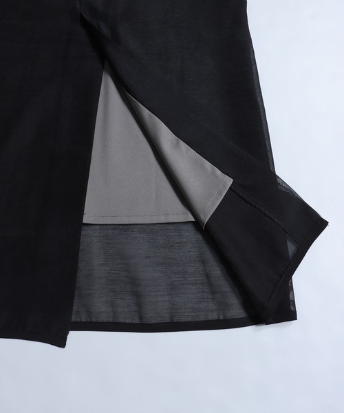 &g'aime（アンジェム）の「【&g’aime】シアータイトスカート（スカート・レディース・ブラック/グレイッシュベージュ・FREE）」の8枚目の写真