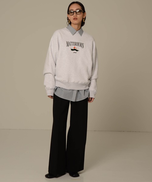 MATURED（マチュアード）の「【MATURED/マチュアード】ドレープスリーブストライプシャツ（シャツ/ブラウス・レディース・ネイビー/レッド・FREE）」の22枚目の写真