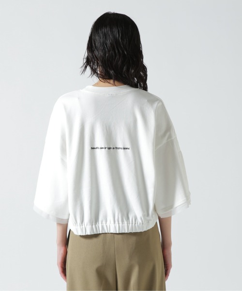 ROYAL FLASH（ロイヤルフラッシュ）の「AULA AILA/アウラアイラ/別注SEA PHOTOプリントTシャツ（Tシャツ/カットソー・レディース・ブラック/ホワイト・0）」の10枚目の写真