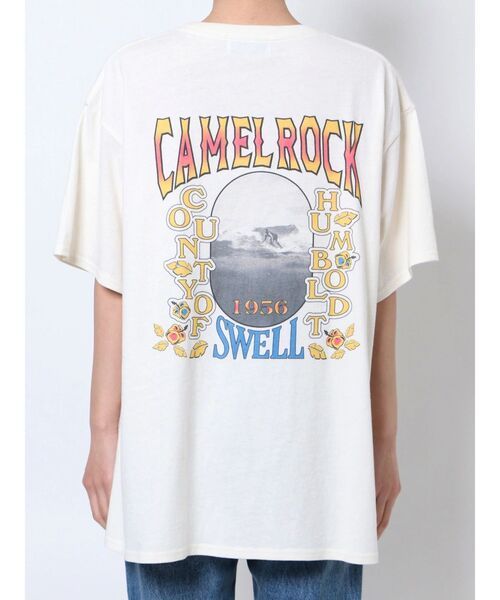 jouetie（ジュエティ）の「サーフグラフィックBIG Tシャツ【ユニセックス】（Tシャツ/カットソー・レディース・アイボリー/パープル/ブラック・MEDIUM）」の21枚目の写真