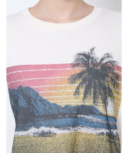 jouetie（ジュエティ）の「サーフグラフィックBIG Tシャツ【ユニセックス】（Tシャツ/カットソー・レディース・アイボリー/パープル/ブラック・MEDIUM）」の22枚目の写真