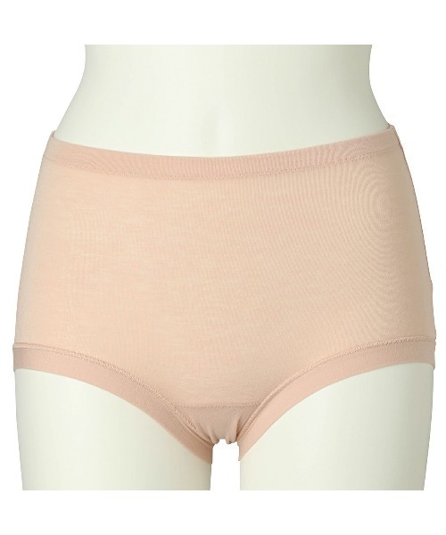 KID BLUE（キッドブルー）の「キッドブルー -23サマーコットンベア天 -ショートカルソン -KIUF134 -kidblue（ショーツ・レディース・ピンクベージュ/ブラック・M/L/XL）」の2枚目の写真